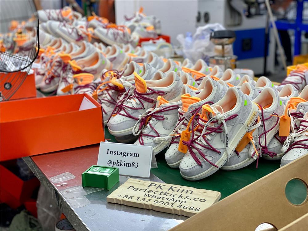 Pk God off white X dunk low the 50 NO.35 retail materials ready to ship